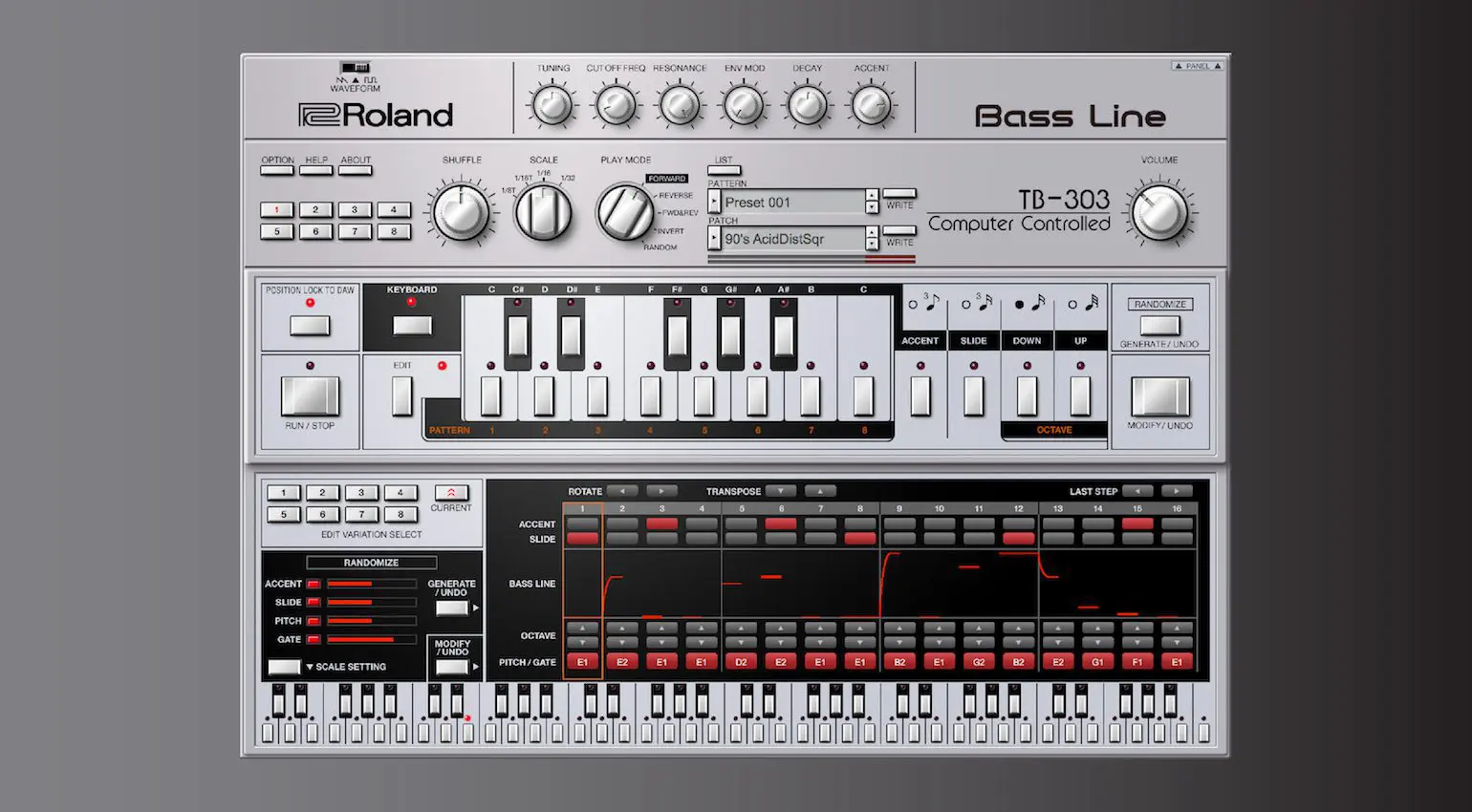 Il plugin Roland Cloud 303 è una delle emulazioni più autentiche mai realizzate
