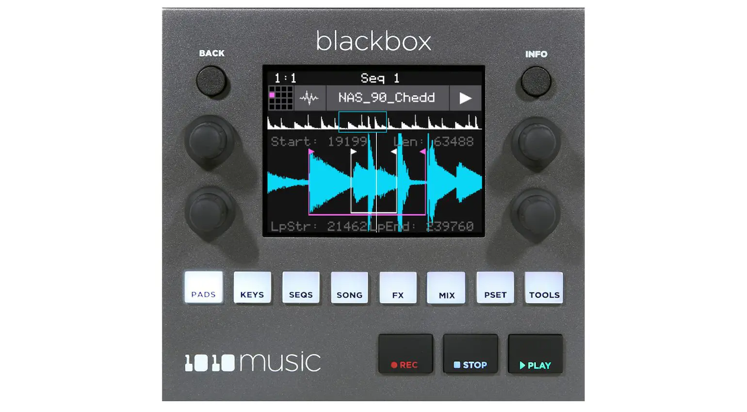 Il campionatore compatto BlackBox di 1010music
