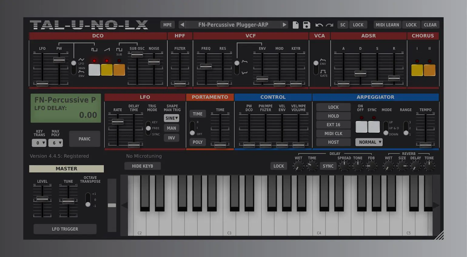L'U-NO-LX è un'ottima emulazione del Juno-60