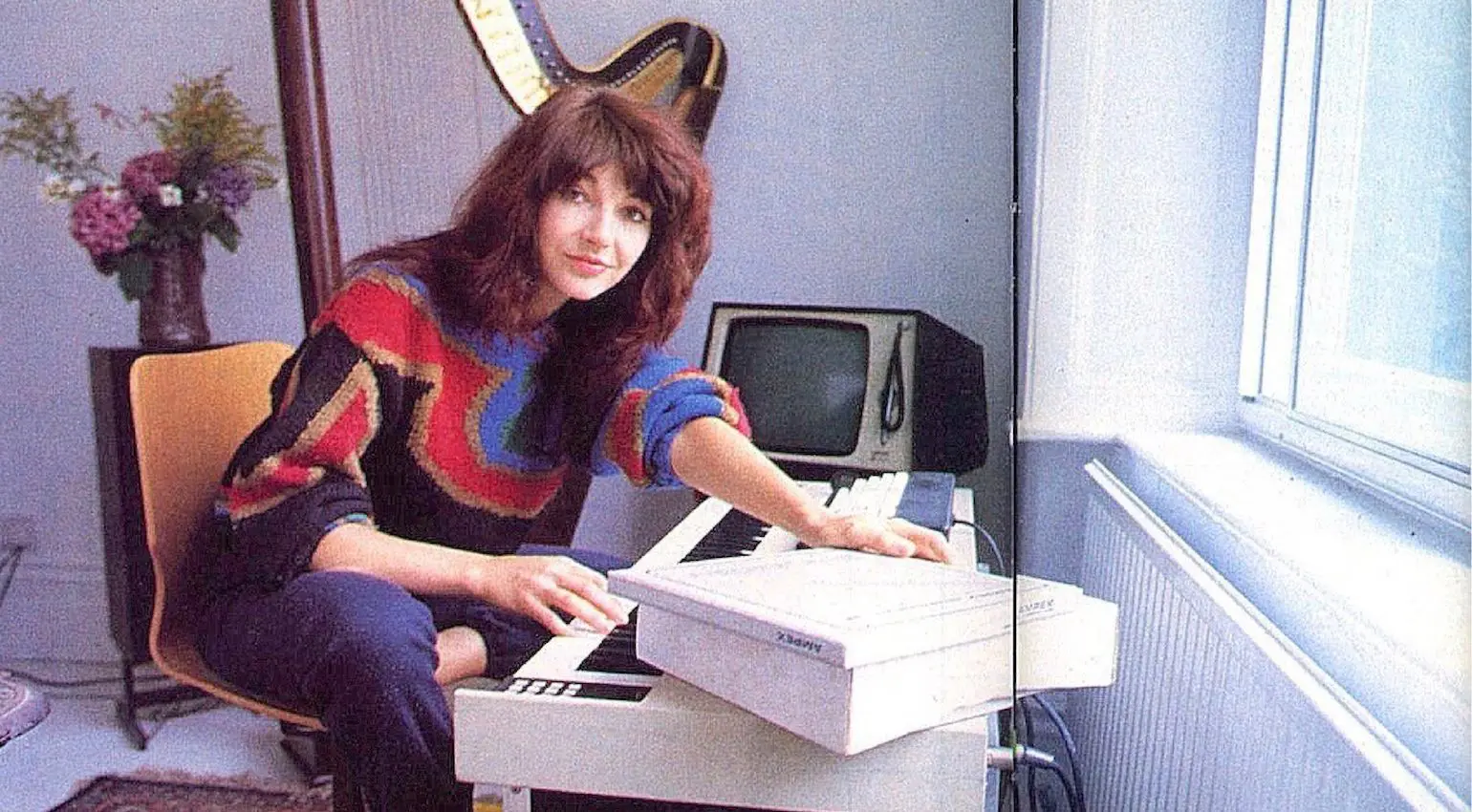 Kate Bush con il suo Fairlight CMI.
