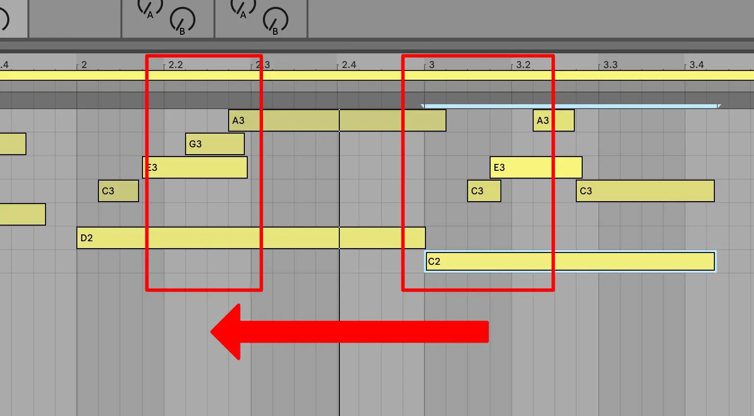 Dopo la quantizzazione, si posizionano ordinatamente sulla griglia