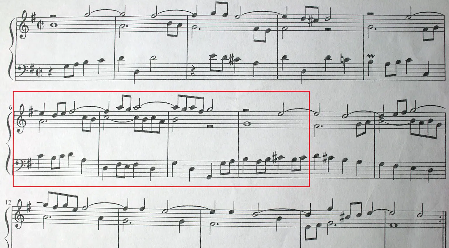 Esercitati partendo da punti diversi dello spartito