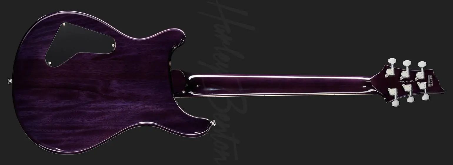Retro della Harley Benton CST-24 Purple Burst