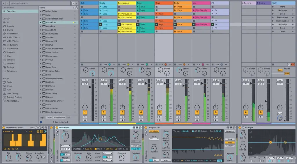 Nuove funzioni in Ableton Live 12.2