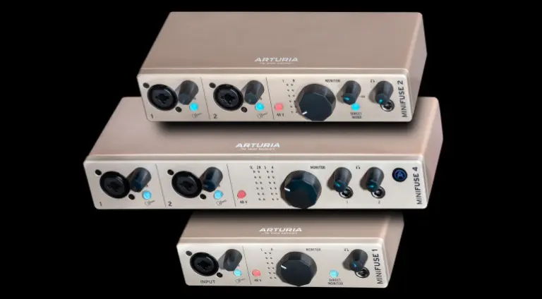Arturia MiniFuse Champagne Series: nuovo look elegante, stessa interfaccia
