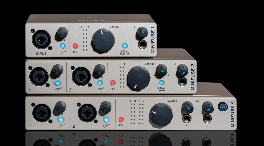 Arturia MiniFuse Champagne Series