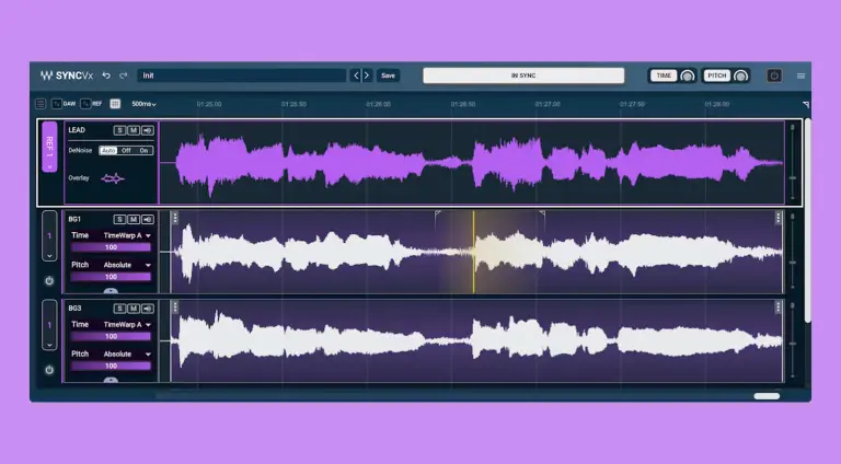 Il nuovo plugin Waves Sync Vx promette di creare tracce vocali perfette. Il nuovo standard per l'allineamento vocale?