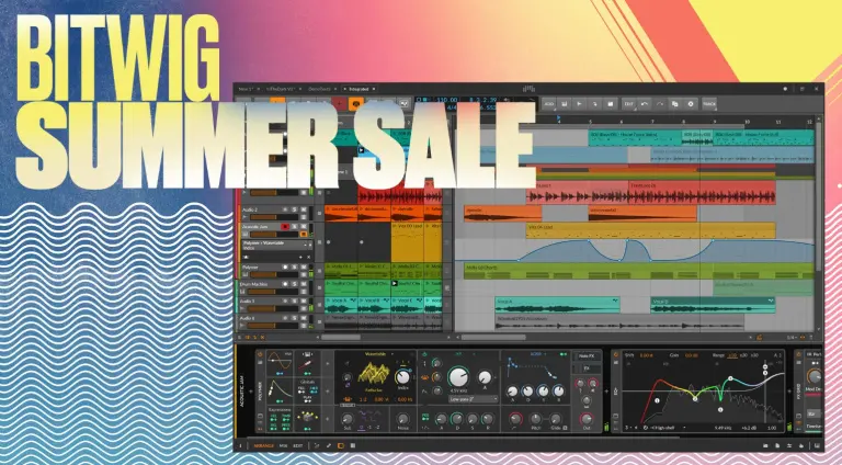 Bitwig Studio 5.3: scontato di 100€ per l'estate!