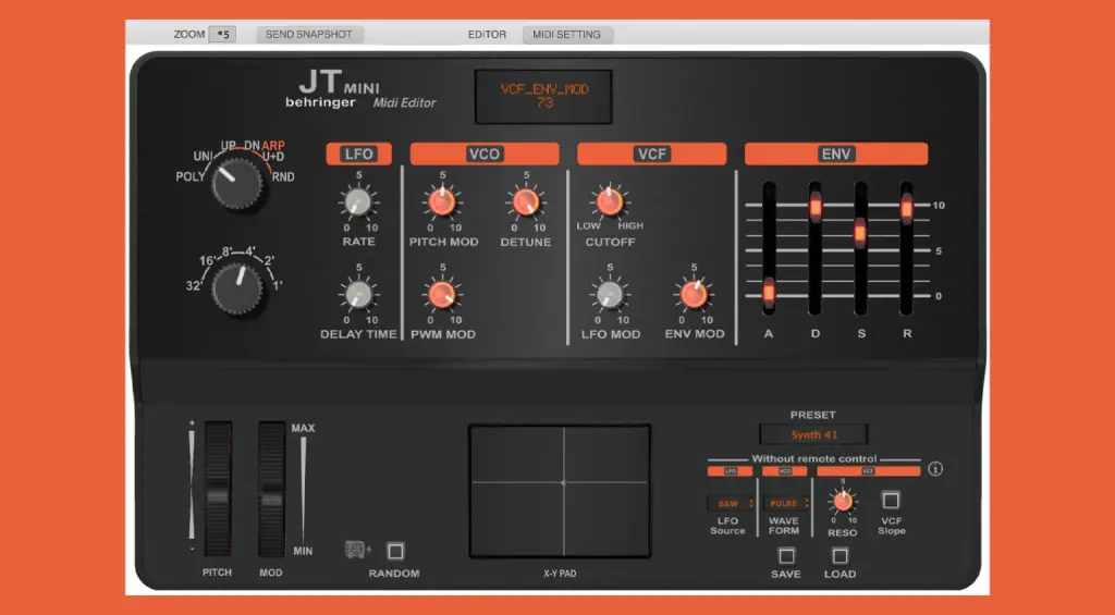 L'editor per il baby Jupiter