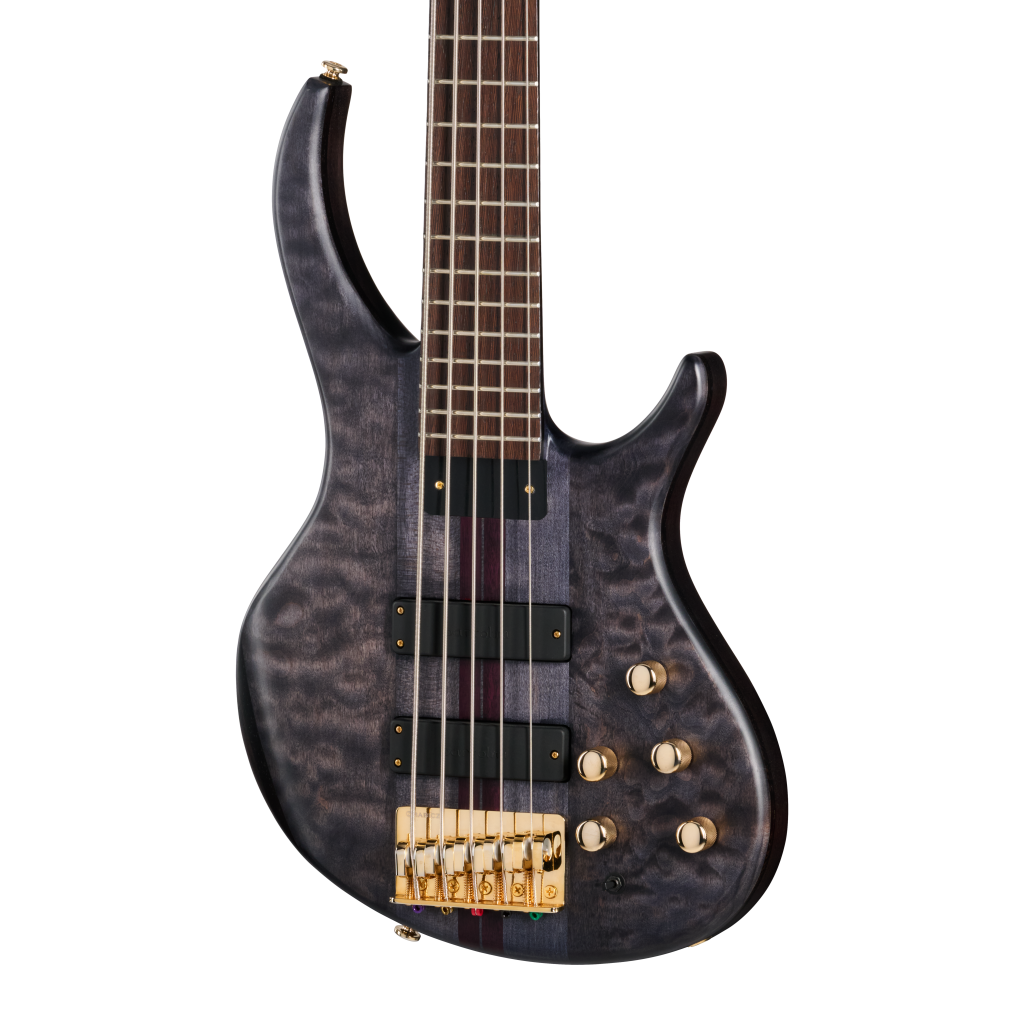 Tobias Classic V Transparent Black Satin