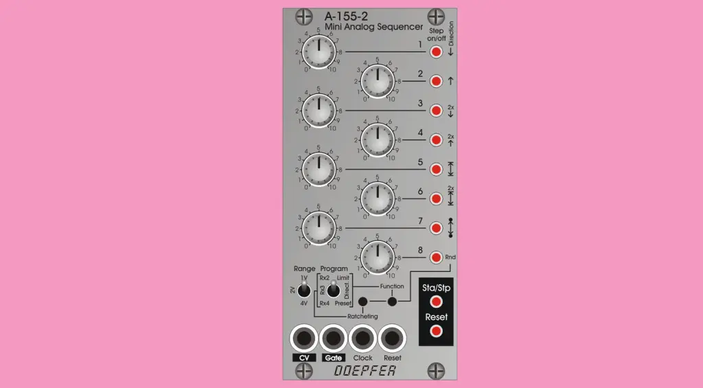 Doepfer A-155-2 Miniature Racheting Analog Sequencer