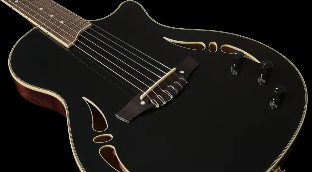 Ora anche in nero - Harley Benton Nashville Nylon BK