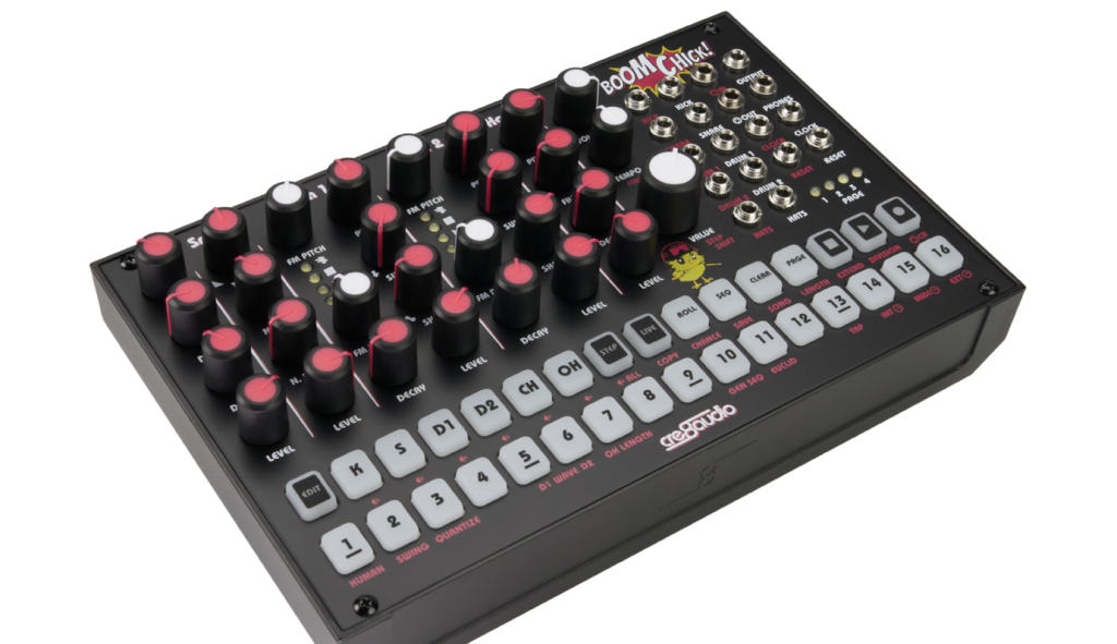 Sono presenti i controlli individuali per ognuno dei parametri dei cinque suoni di batteria