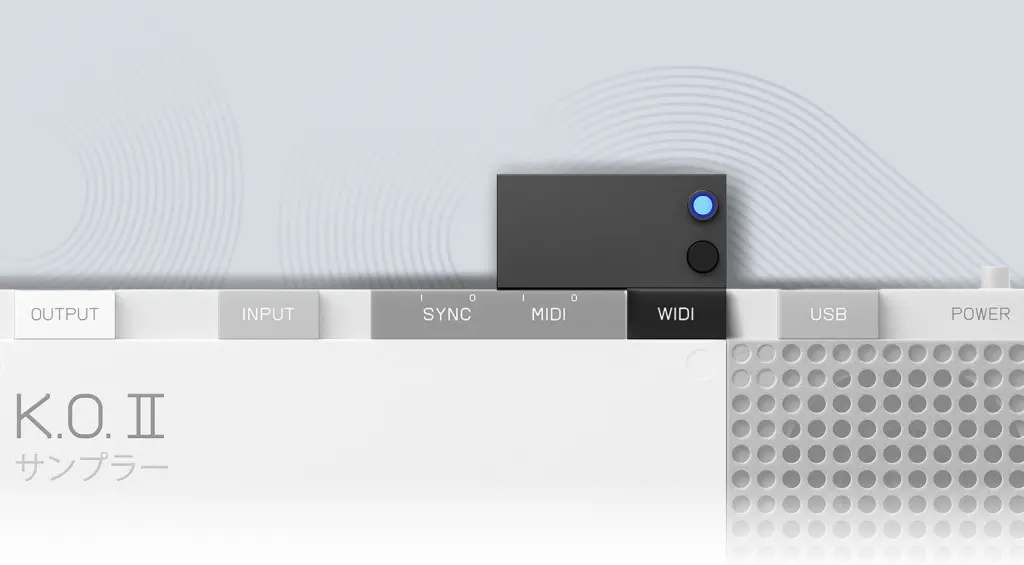 Il CME WIDI K.O. II si abbina perfettamente al design dell'EP-133 K.O. II.