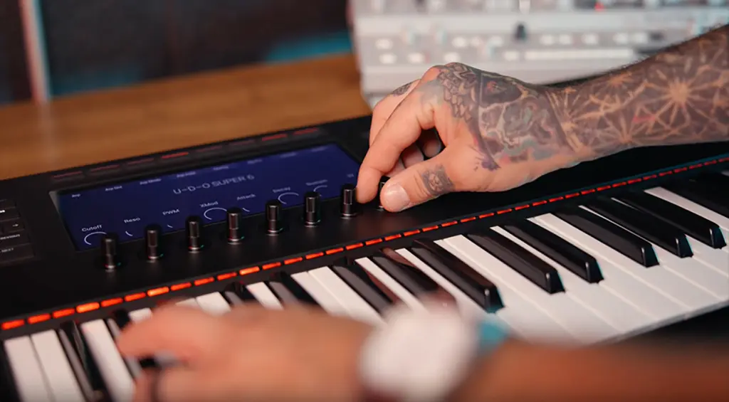 La nuova funzione Voice Feedback funziona anche con i modelli per sintetizzatori hardware.