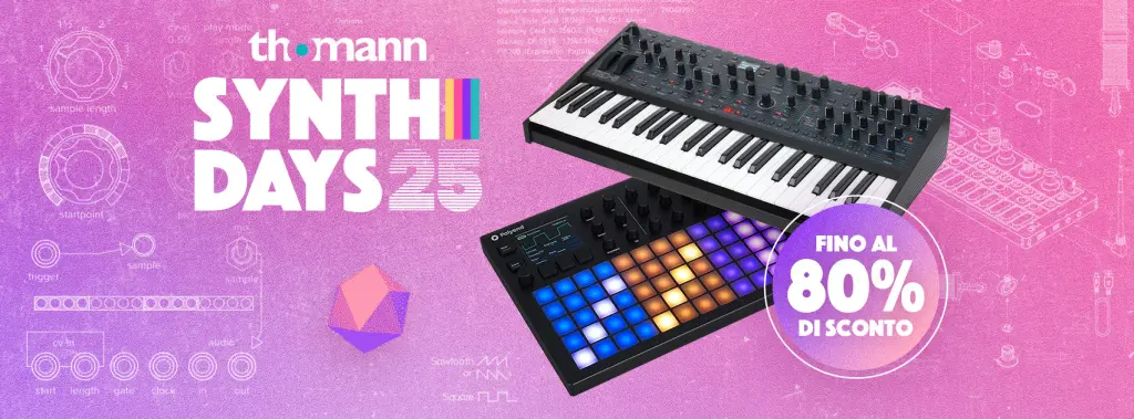 Scopri tutte le offerte dei Thomann Synth Days