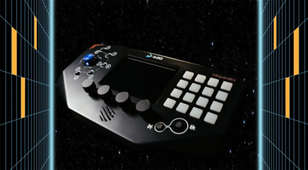 Il sampler sembra una console per videogiochi mobile