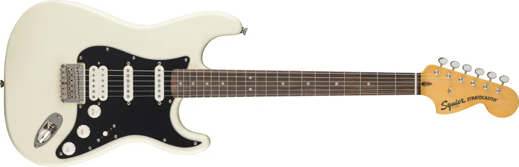 Squier CV 70s HSS Strat in finitura Olympic White