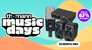 Studio perfetto? Ecco le offerte Thomann Music Days imperdibili