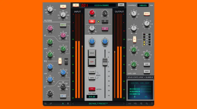 SSL 4K G Channel Strip Plugin: il suono della leggendaria console