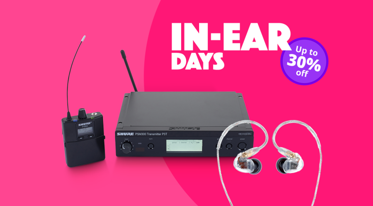 Thomann In-Ear Days 2025: sconti imperdibili su monitor in-ear