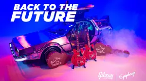 Epiphone e Gibson presentano ufficialmente la “Back to the Future” ES-345
