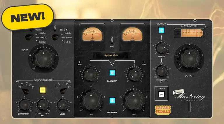 Safari Pedals Noam’s Mastering Console: mastering valvolare per la tua DAW