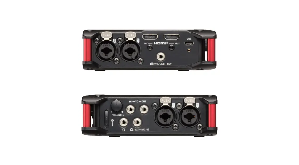 I lati del Tascam FR-AV4