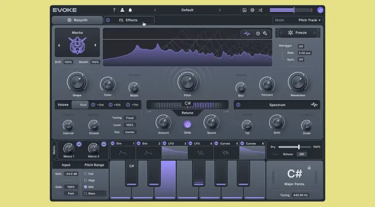 Minimal Audio Evoke: voci ipermoderne a portata di click