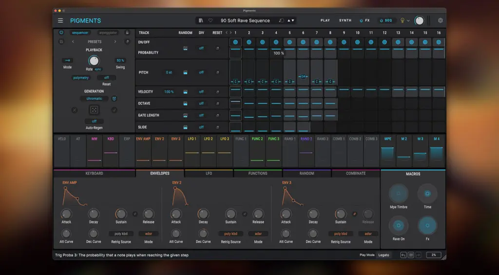 Arturia Pigments 7 Sequencer