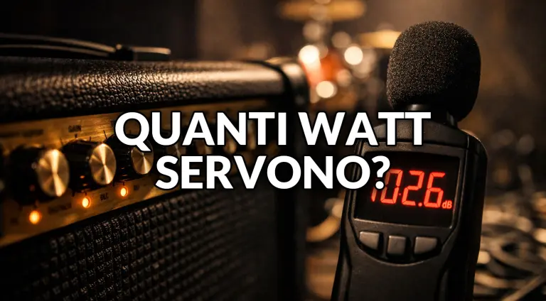 Il mito dei Watt negli ampli per chitarra: ecco cosa conta davvero