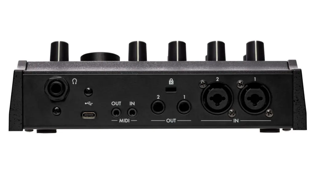 KORG microAUDIO 722 - Pannello posteriore