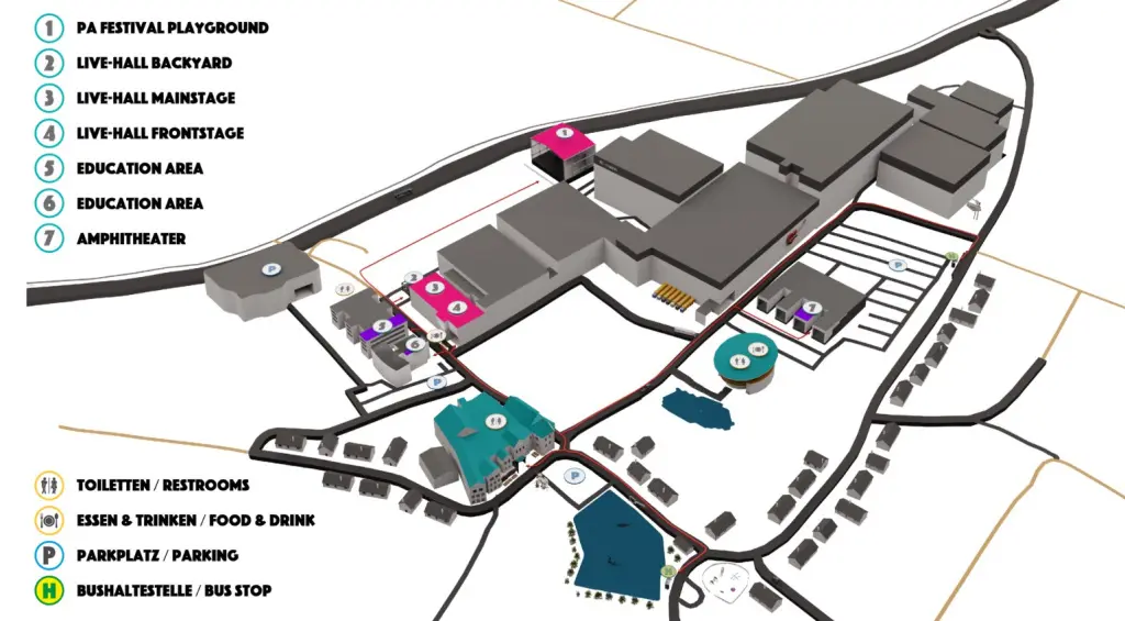 Thomann Live Days - La mappa dell'evento