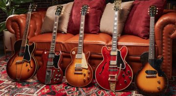 Gibson vende chitarre vintage certificate con certificato e garanzia