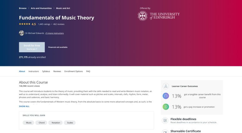 L'Università di Edimburgo apre in modo ammirevole l'insegnamento accademico online a chiunque.