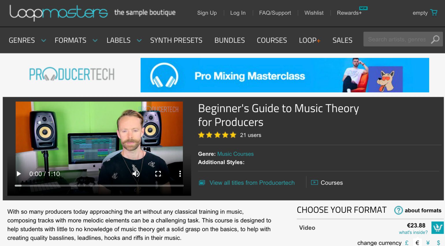 Rob Jones di Producertech è un esperto insegnante di teoria musicale e produzione.