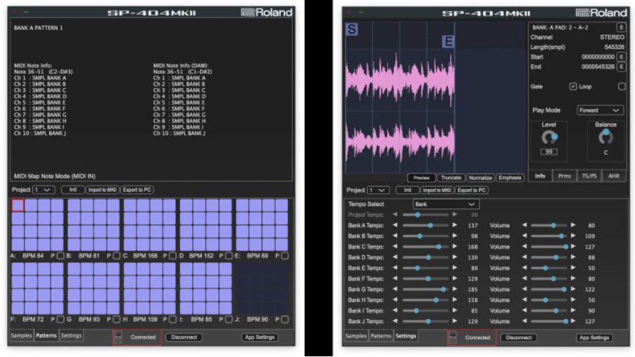 App Roland SP-404 Mk.II