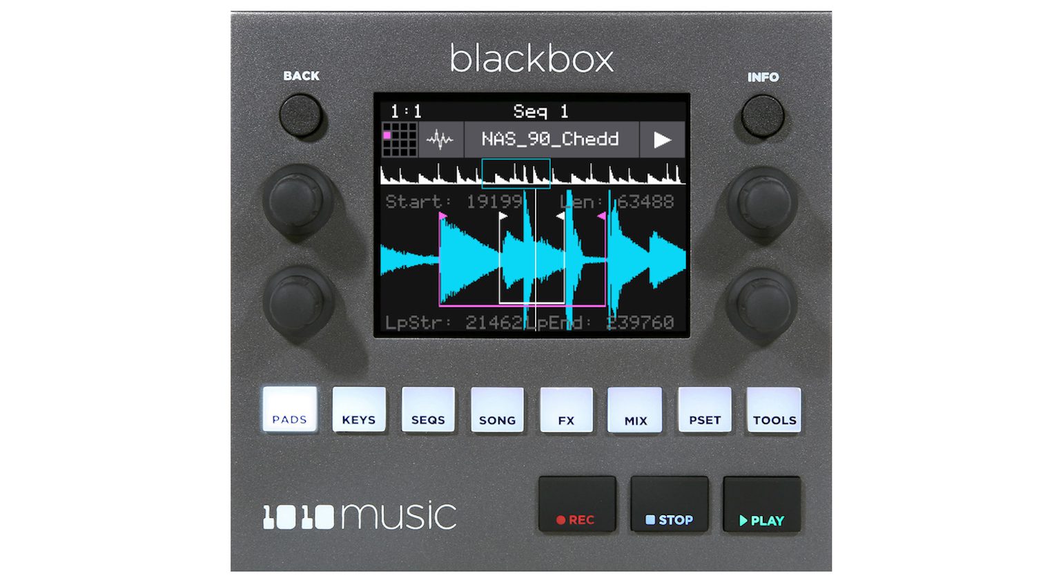 Il campionatore compatto BlackBox di 1010music