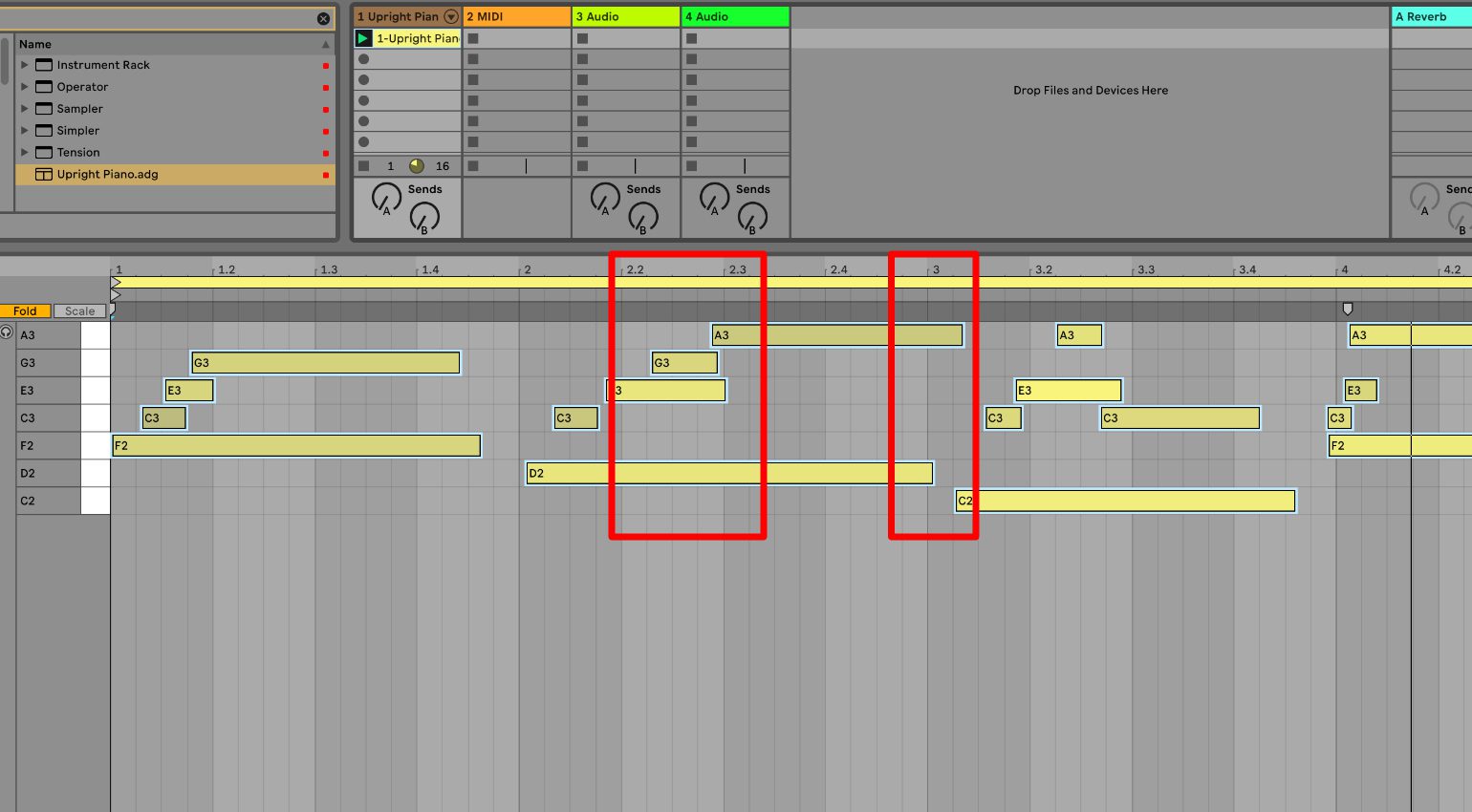 Queste note sono suonate così indietro che il groove quasi cade a pezzi