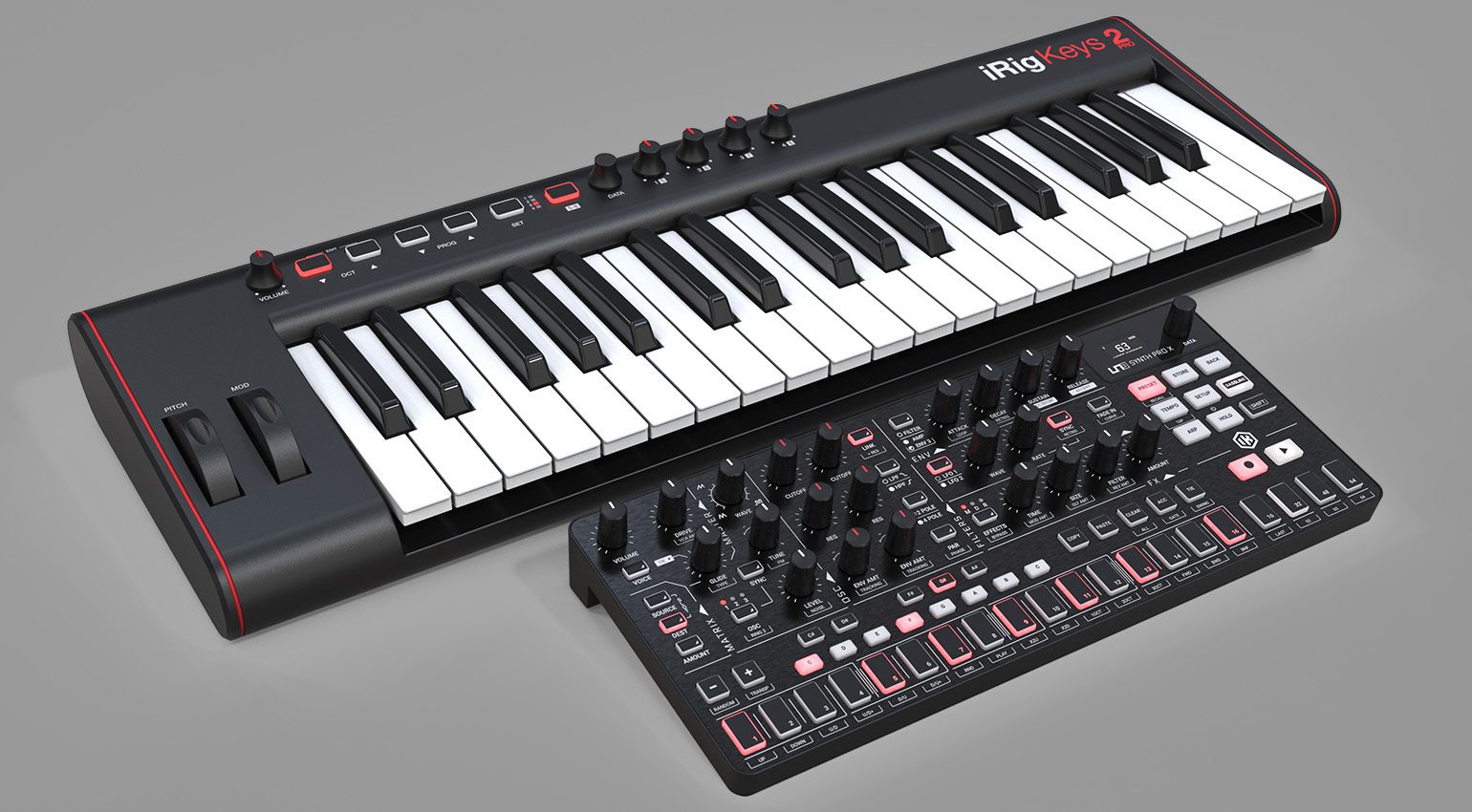 UNO Synth Pro X & iRig Keys