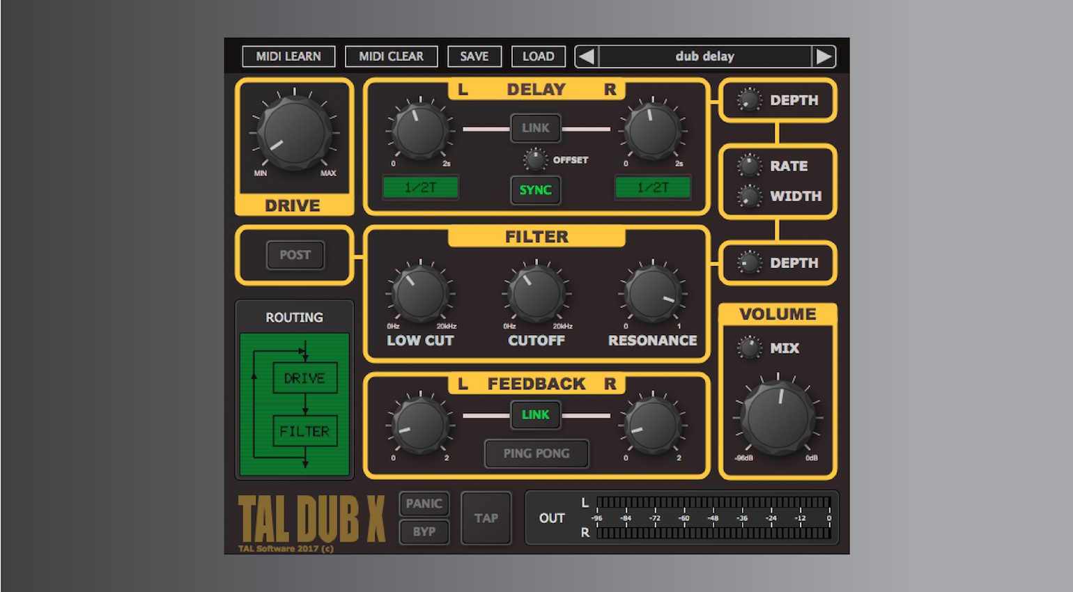 TAL Dub X