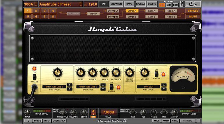 IK Multimedia Amplitube 5 Custom Shop