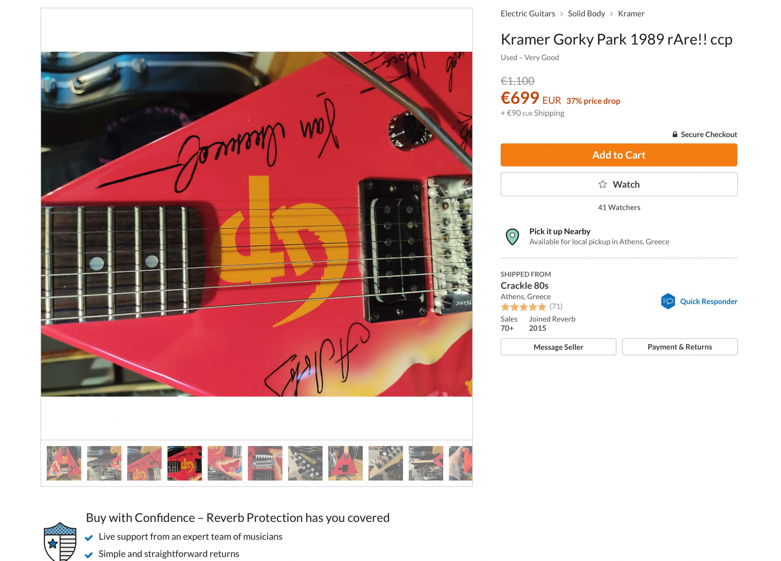 La Kramer Gorky Park su Reverb