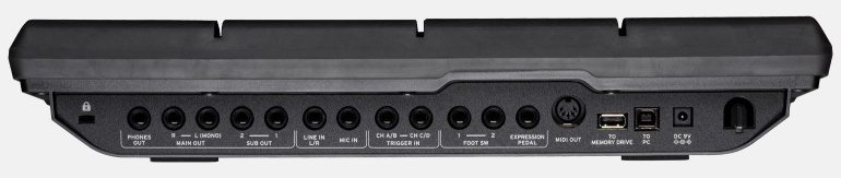 KORG MPS-10 Posteriore