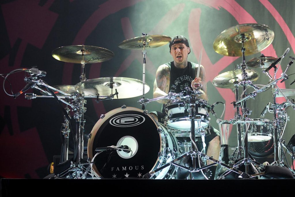 Travis Barker live a Praga, 2014