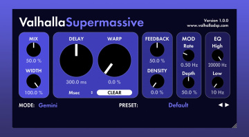 Valhalla DSP Supermassive 5.0