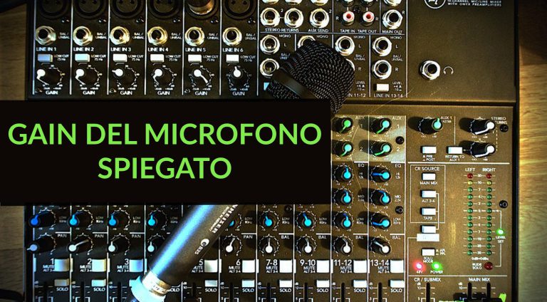 Gain del microfono spiegato