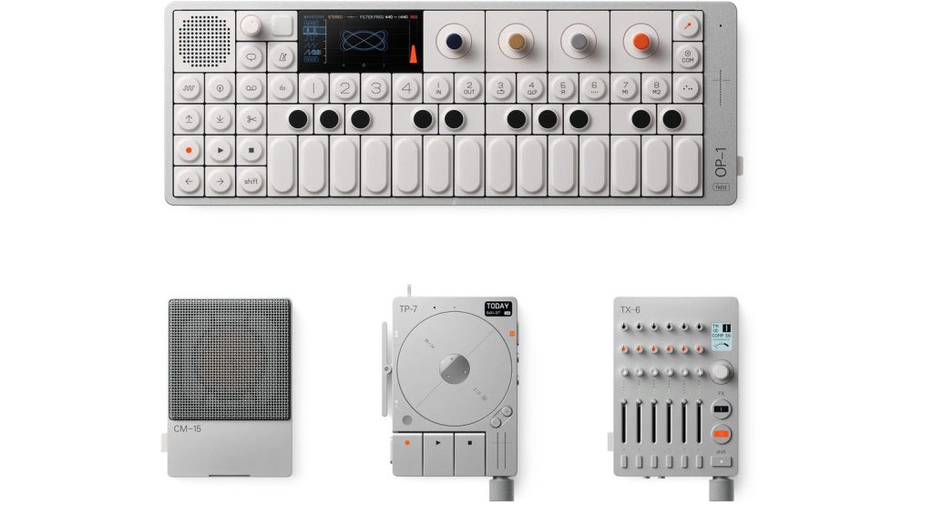 La serie Field: OP-1 Field, CM-15, TP-7 e TX-6