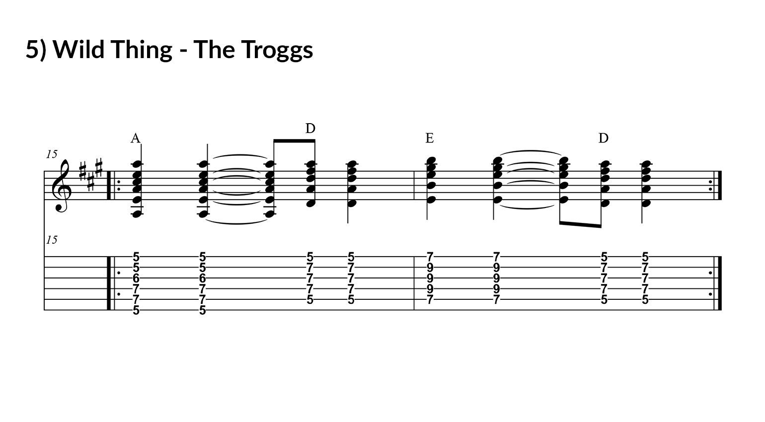 The Troggs – Wild Thing