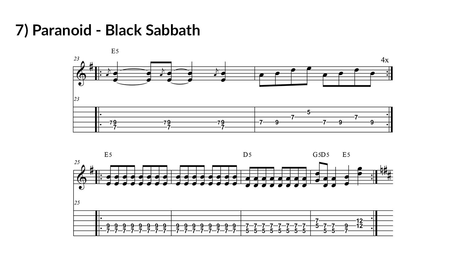 Black Sabbath – Paranoid